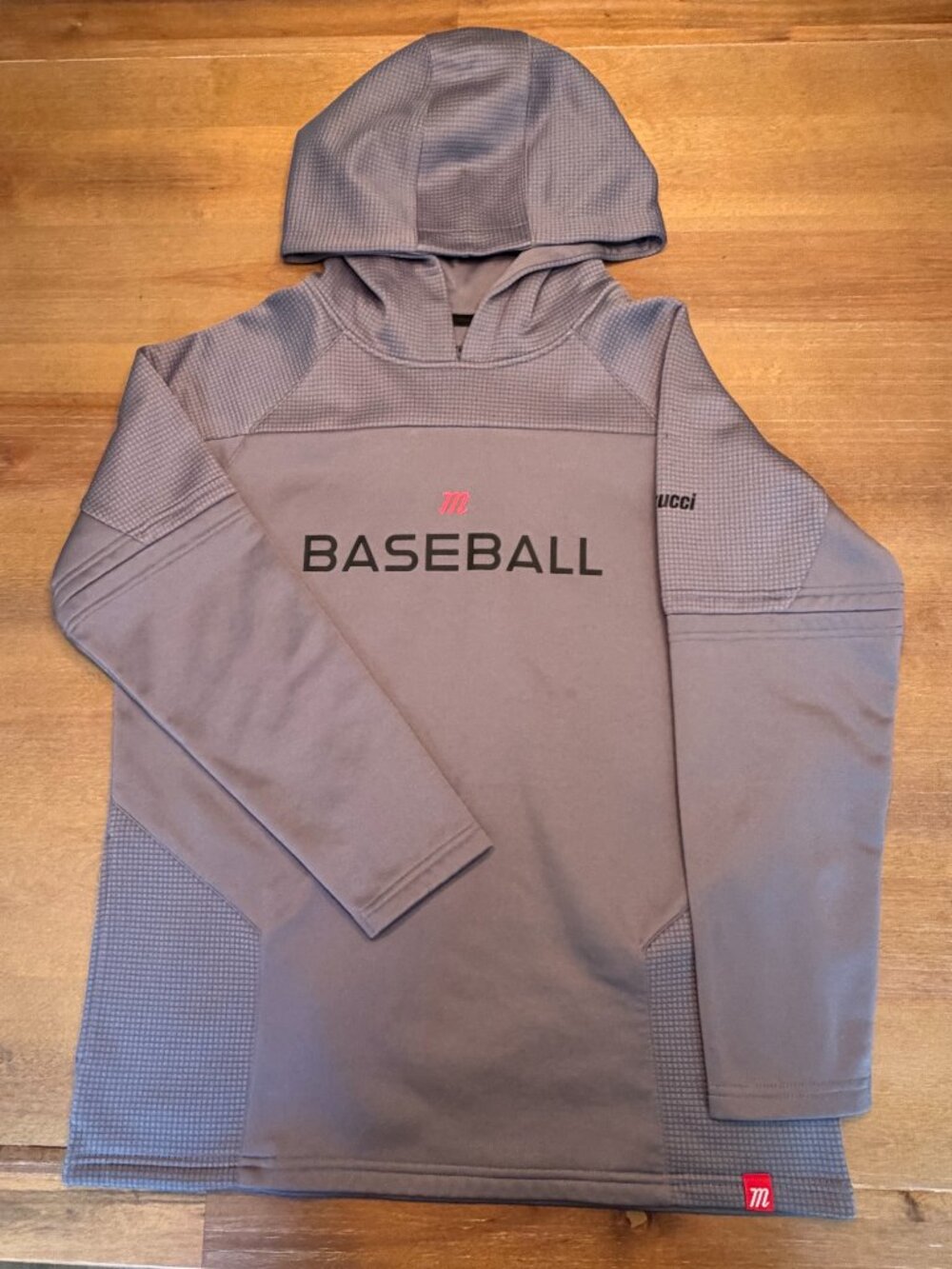 Marucci gray baseball hoodie - Youth XL